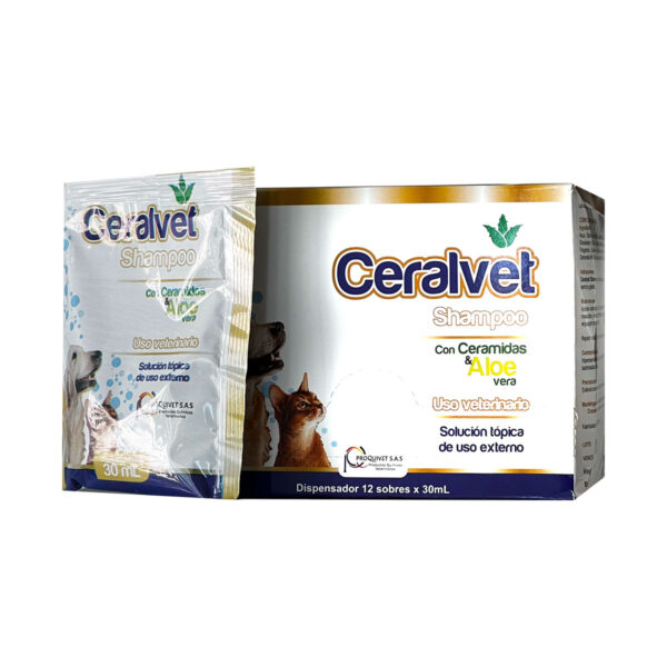 CERALVET | SHAMPOO | SACHET | 12 SOBRES X 30ML