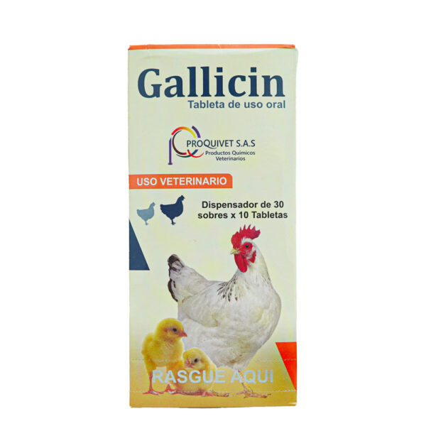 GALLICIN DISPENSADOR 30 SOBRE X 10 TABLETAS